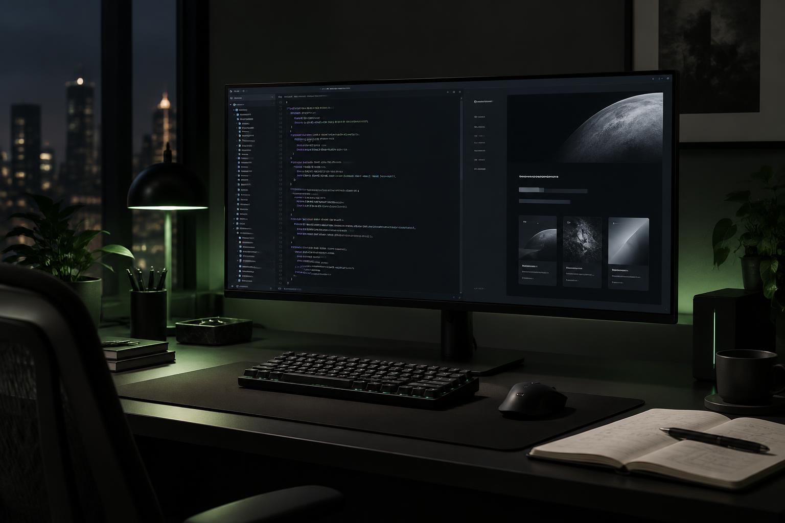 Noveltiq software studio workspace